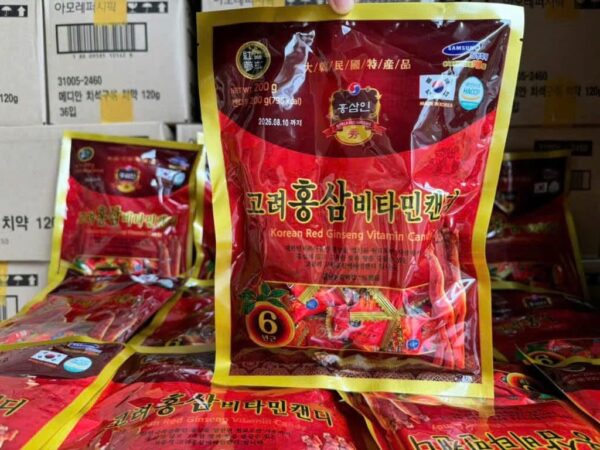 Kẹo hồng sâm vitamin Hàn Quốc mới - Ảnh 5