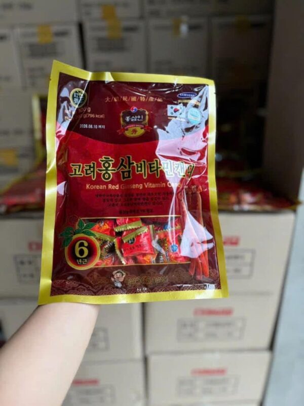 Kẹo hồng sâm vitamin Hàn Quốc mới - Ảnh 4