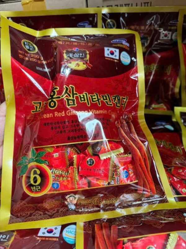 Kẹo hồng sâm vitamin Hàn Quốc mới - Ảnh 3
