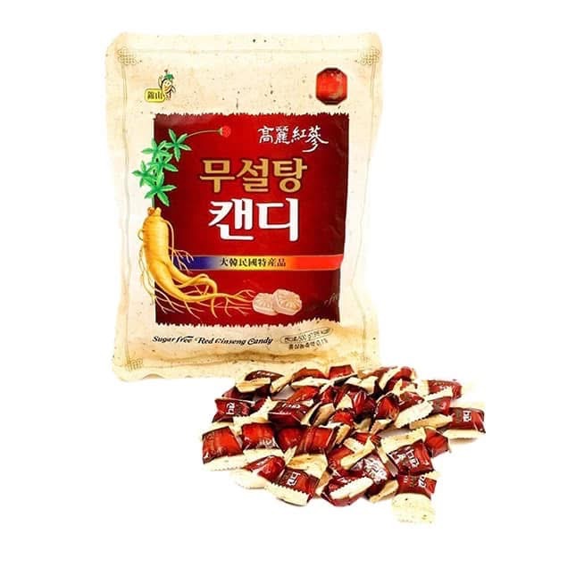 Kẹo hồng sâm free suger túi 500gr - Ảnh 6