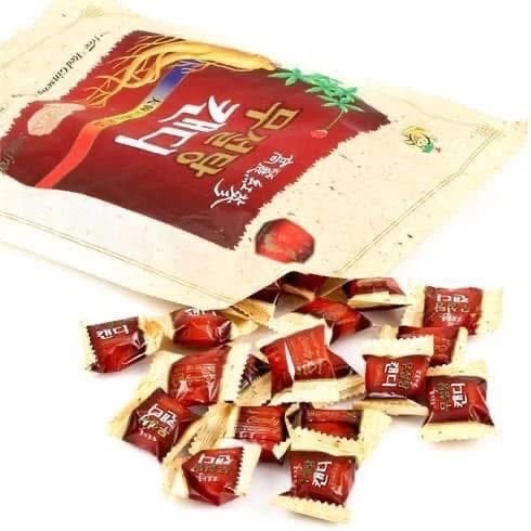 Kẹo hồng sâm free suger túi 500gr - Ảnh 3