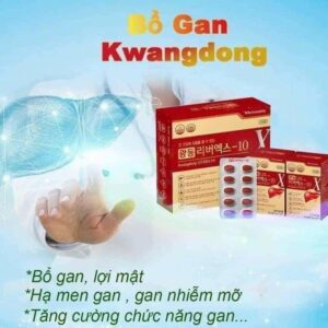 VIÊN UỐNG BỔ GAN GIẢI ĐỘC KWANGDONG HÀN QUỐC