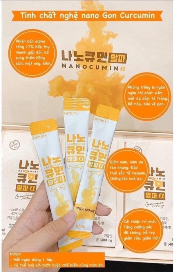 Tinh chất nghệ Nano Curcumin nội địa Hàn Gon NanoCumin - Ảnh 6
