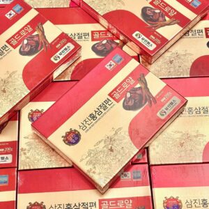 Alternative view of Hồng Sâm lát tẩm mật ong SAM JIN RED GINSENG SLICED GOLD ROYAL 200G
