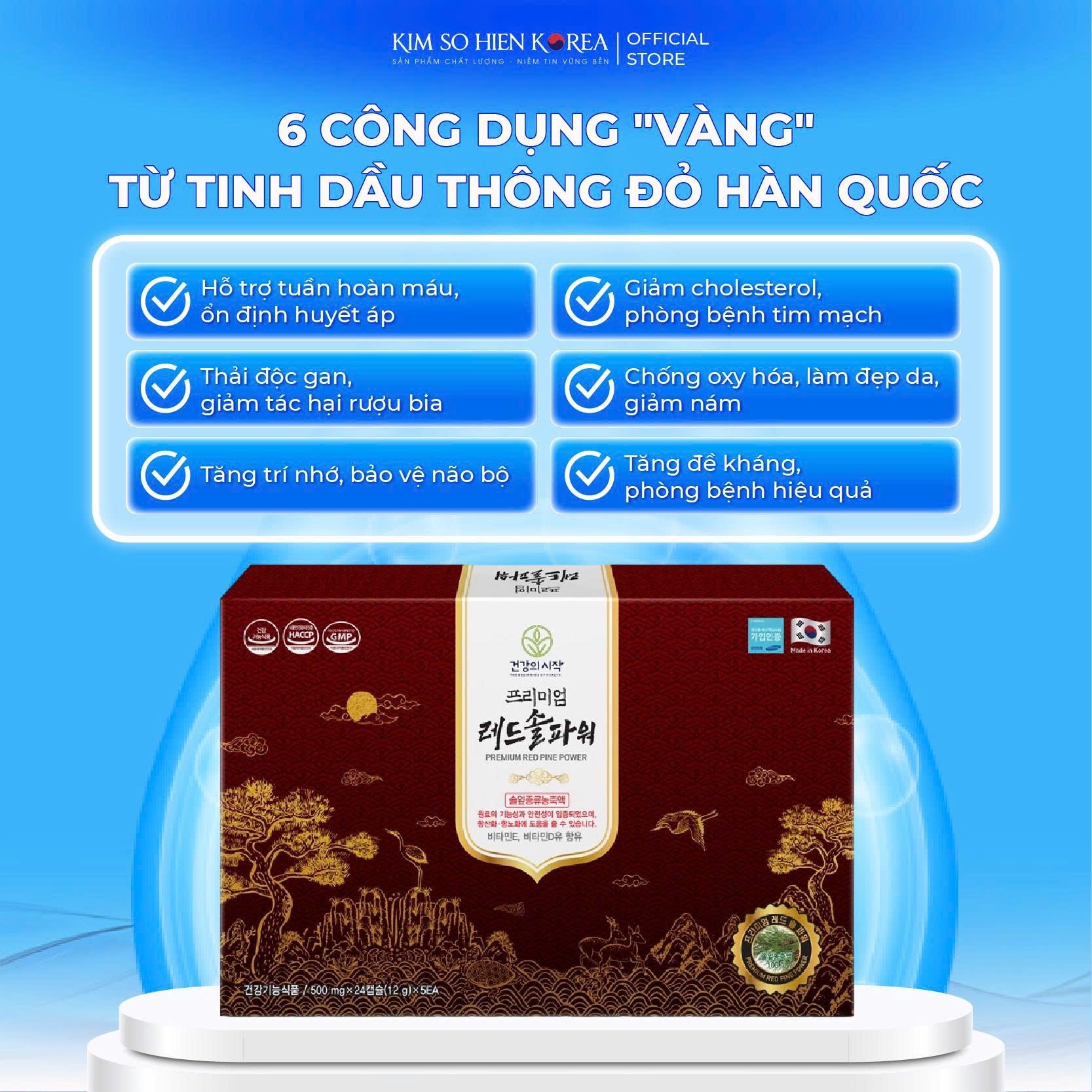 TINH DẦU THÔNG ĐỎ CAO CẤP PREMIUM RED PINE POWER - Ảnh 2