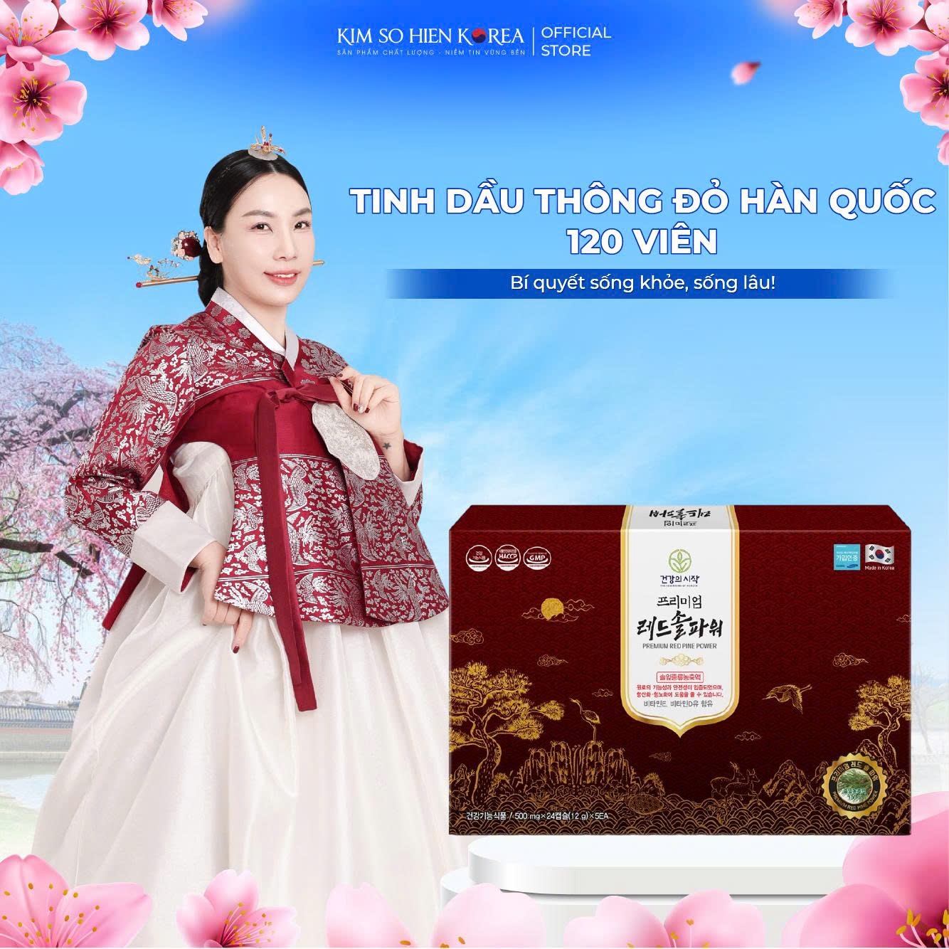 TINH DẦU THÔNG ĐỎ CAO CẤP PREMIUM RED PINE POWER