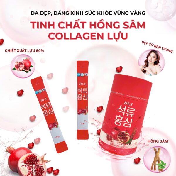 Đẹp Không Chờ Đợi – Uống Ngay Tinh Chất Hồng Sâm Collagen Lựu - Ảnh 4