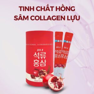 Đẹp Không Chờ Đợi – Uống Ngay Tinh Chất Hồng Sâm Collagen Lựu
