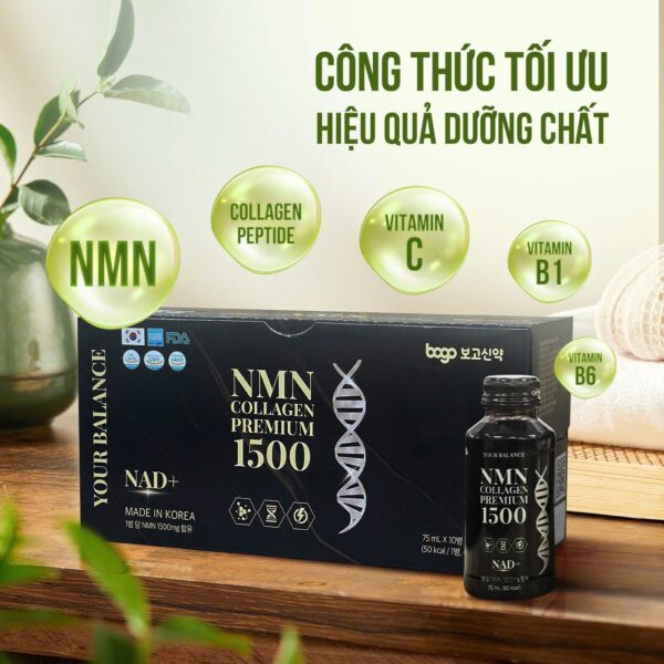 NMN Collagen Premium 1500 – Hàn Quốc - Ảnh 6