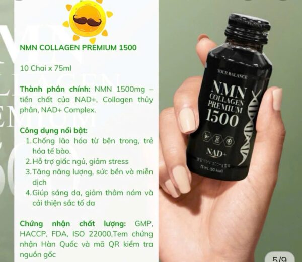 NMN Collagen Premium 1500 – Hàn Quốc - Ảnh 4