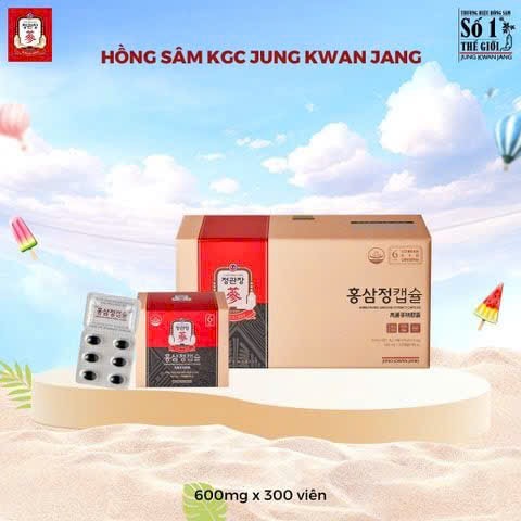 Viên nhộng hồng sâm KGC Extract Capsule hộp 300 viên – KGC