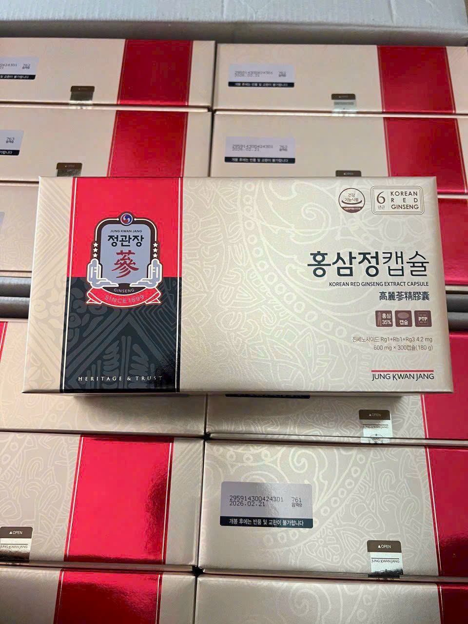 Viên nhộng hồng sâm KGC Extract Capsule hộp 300 viên – KGC - Ảnh 2