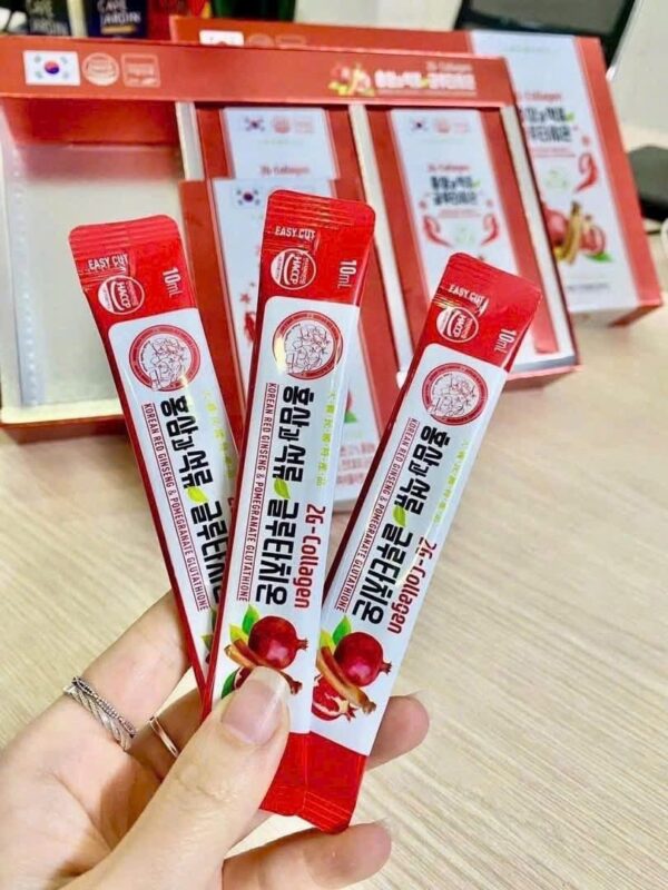 Hồng sâm lựu collagen (Stick 10ml x 30 gói) - Ảnh 4