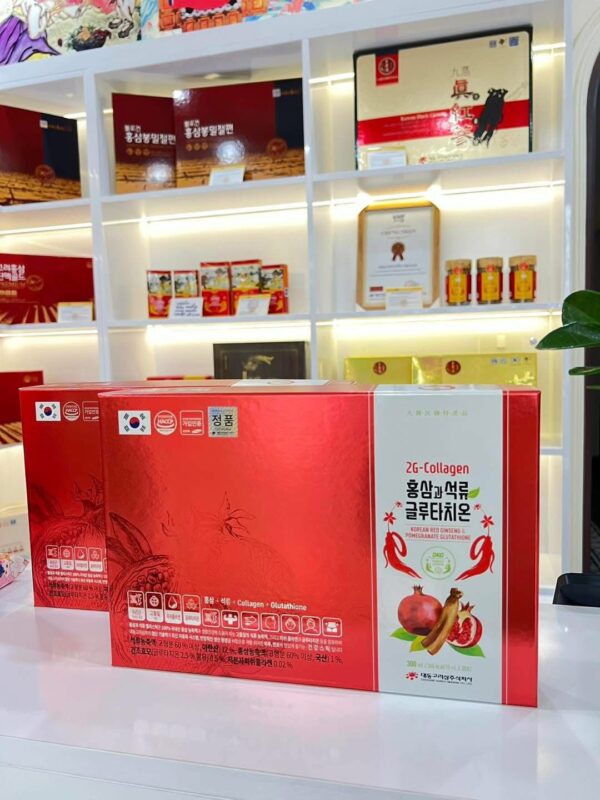 Hồng sâm lựu collagen (Stick 10ml x 30 gói) - Ảnh 3