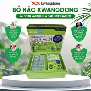 Alternative view of Bổ Não Lá Ngân Hạnh Kwangdong Circu Α-X Hộp 120 Viên Hàn Quốc