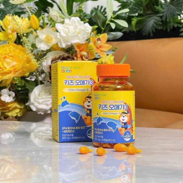 KẸO DẦU CÁ OMEGA 3 Nutriday Kids cho trẻ từ 1 tuổi - Ảnh 11