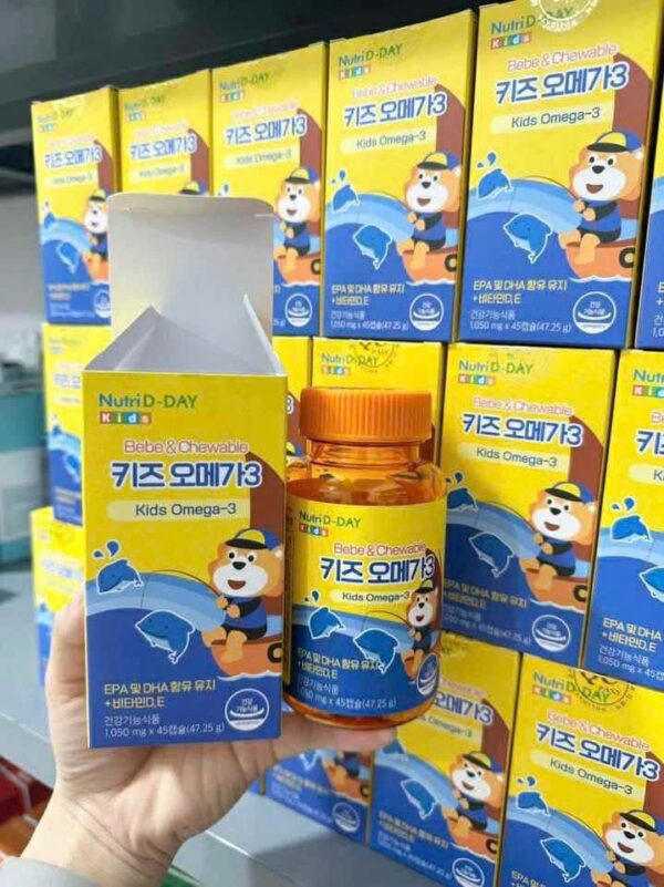 KẸO DẦU CÁ OMEGA 3 Nutriday Kids cho trẻ từ 1 tuổi - Ảnh 10