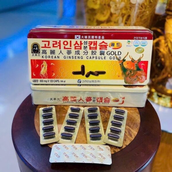 Đạm sâm cao cấp 120 viên hộp vàng hàn quốc - Ảnh 4