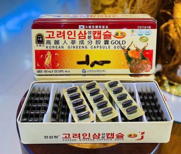 Đạm sâm cao cấp 120 viên hộp vàng hàn quốc - Ảnh 3