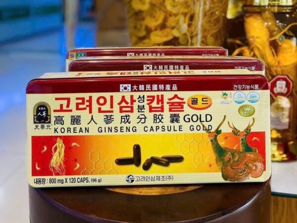 Đạm sâm cao cấp 120 viên hộp vàng hàn quốc - Ảnh 2