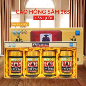 Cao Hồng Sâm Hàn Quốc 365 tăng cường sức đề kháng bổi  bổ cơ thể