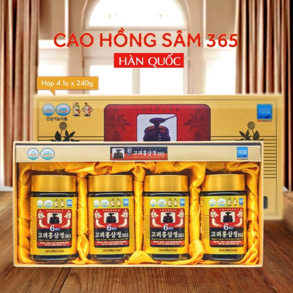 Cao Hồng Sâm Hàn Quốc 365 tăng cường sức đề kháng bổi  bổ cơ thể