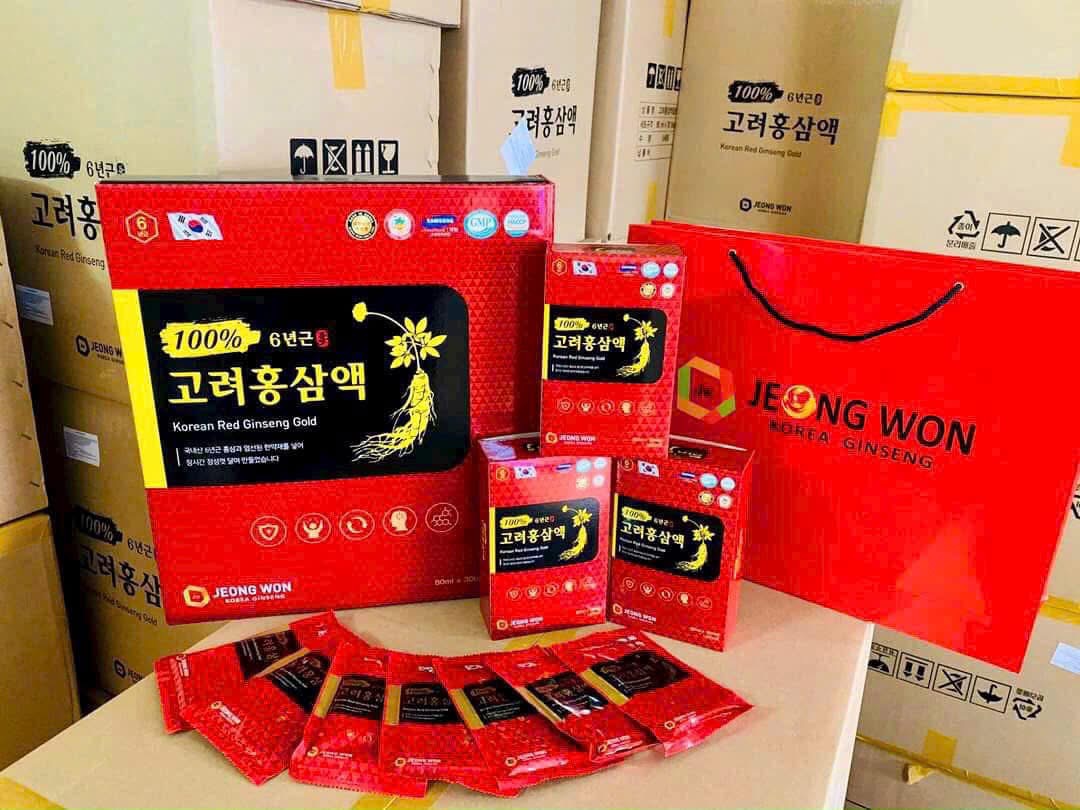 NƯỚC ÉP CHIẾT SUẤT HỒNG SÂM NGUYÊN CHẤT JEONG WON 100% sâm 6 năm tuổi - Ảnh 4