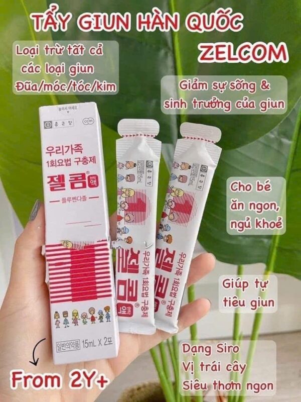 THUỐC TẨY GIUN ZELCOM (Hàn Quốc)