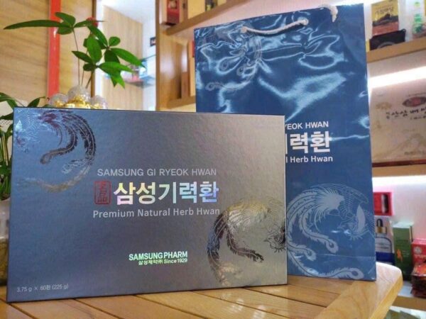 An cung bổ não cân bằng huyết áp 60 viên hộp giấy Samsung Hàn Quốc - Ảnh 3