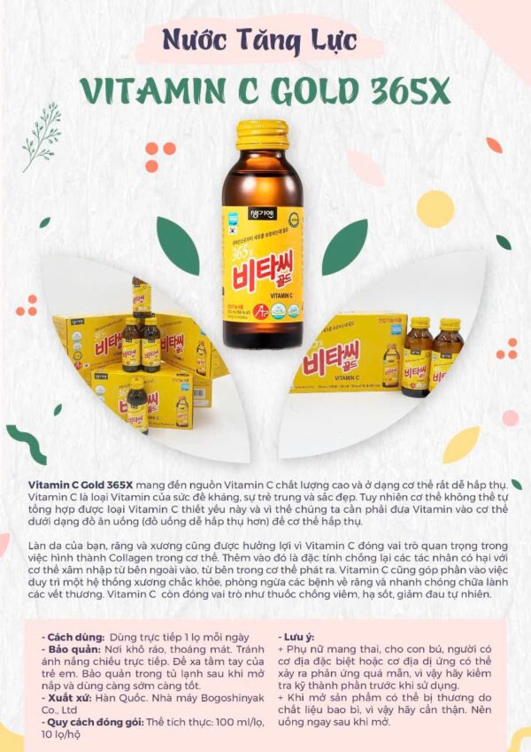 THỰC PHẨM BỔ SUNG VITAMIN C 365X - Ảnh 5