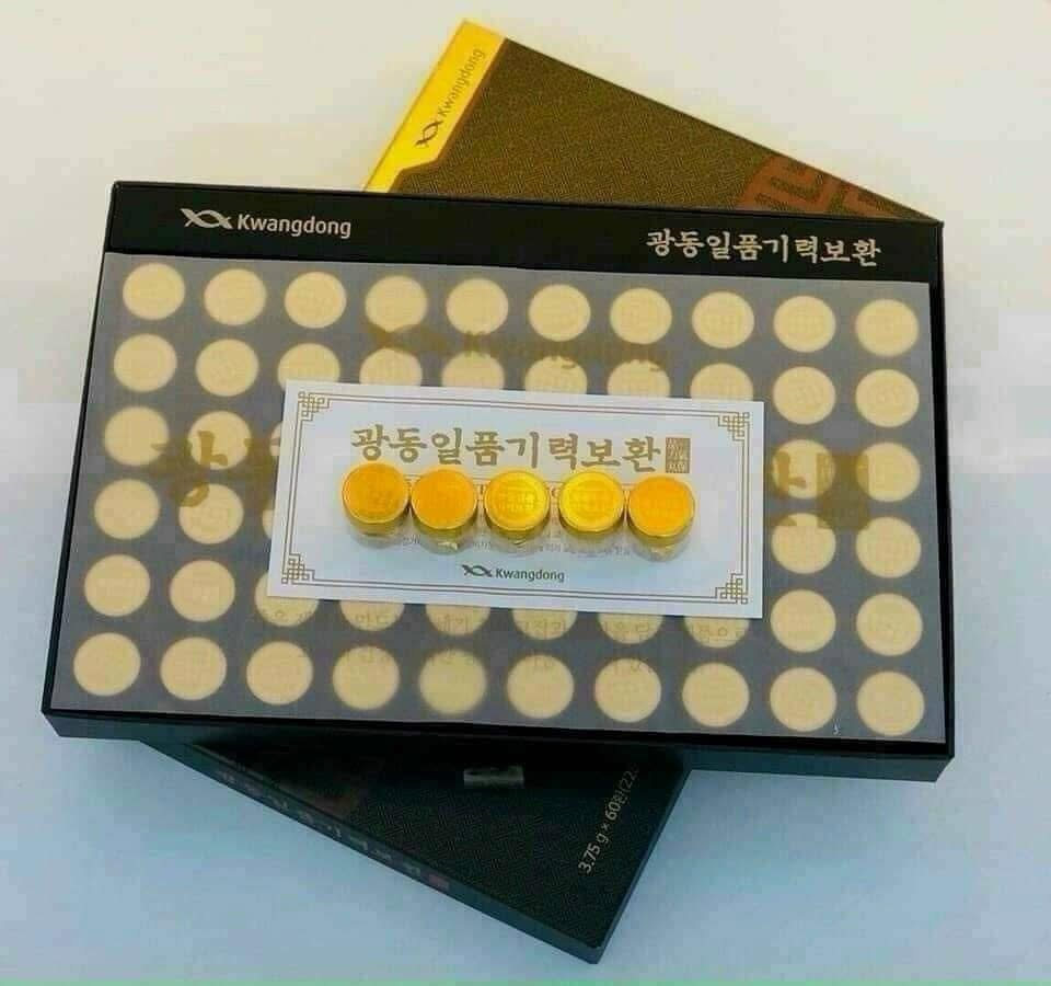 An cung ngưu hoàng hoàn kwangdong hàn quốc 60 viên - Ảnh 5