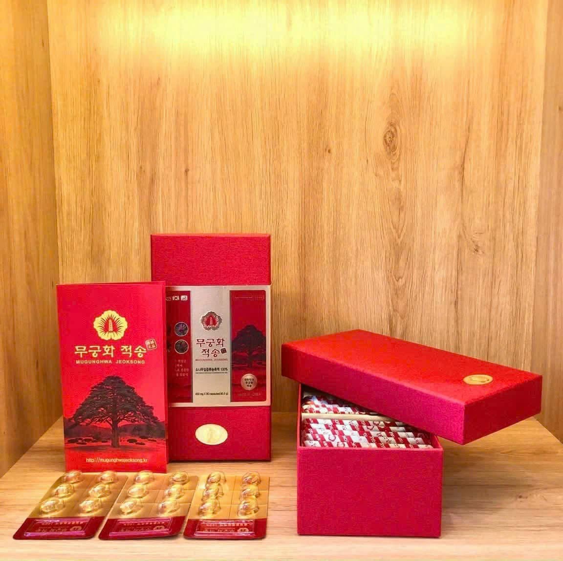 Tinh dầu thông đỏ chính phủ Mugunghwa Jeoksong Hàn Quốc 180 viên - Ảnh 3