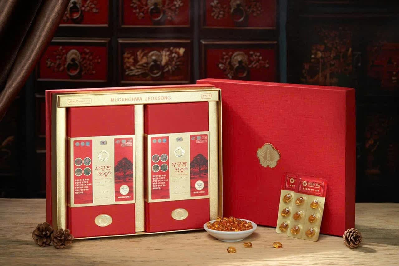 Tinh dầu thông đỏ chính phủ Mugunghwa Jeoksong Hàn Quốc 180 viên - Ảnh 6