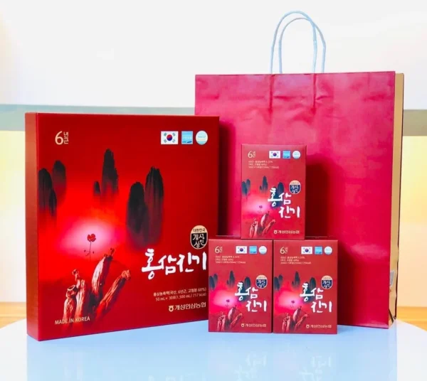 NƯỚC HỒNG SÂM CHINKI NONGHUYP #농협 홍삼진기