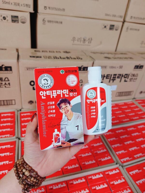 Dầu xoa bóp hàn quốc 100ml hộp màu đỏ