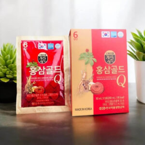 Alternative view of Nước Hồng Sâm Nhung Hươu Linh Chi Gold Q Hàn Quốc Hộp 30 Gói x 50ml