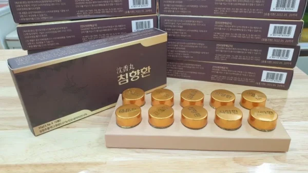 Viên Hoàn Hồng Sâm Trầm Hương Kyung Nam Hàn Quốc hộp 10 viên - Ảnh 3