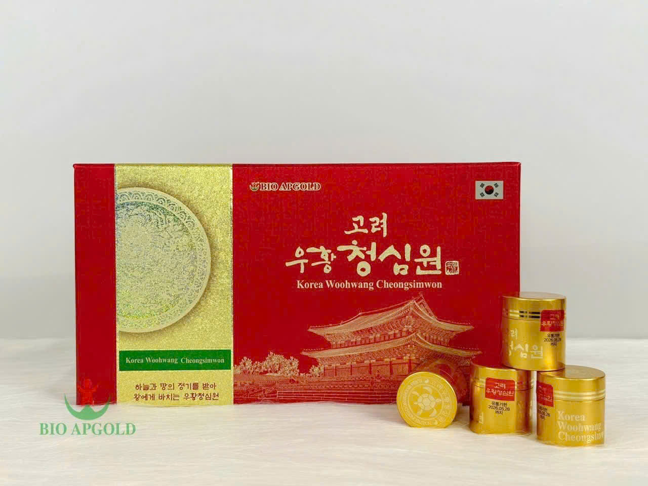 Ngưu Hoàng Thanh Tâm Hàn Quốc hộp 10 viên - Korea Woohwang CheongSimWon - Ảnh 2