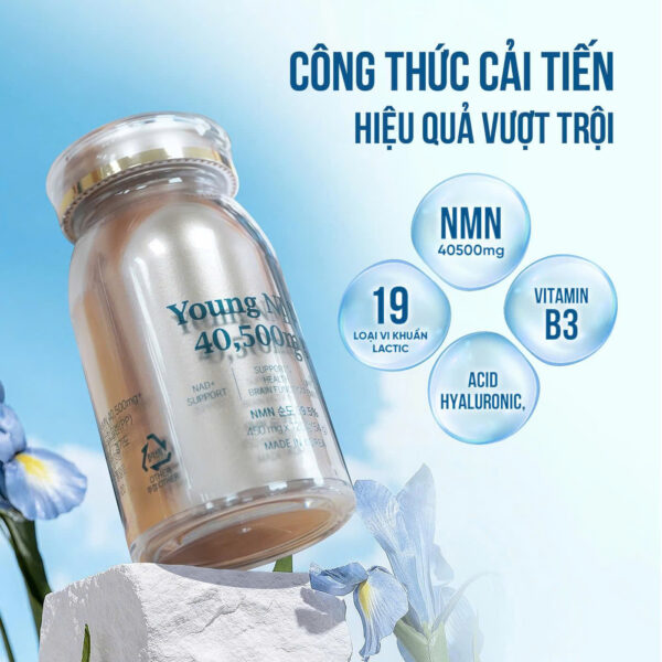 Viên uống Young NMN Premium 120 viên - Ảnh 3