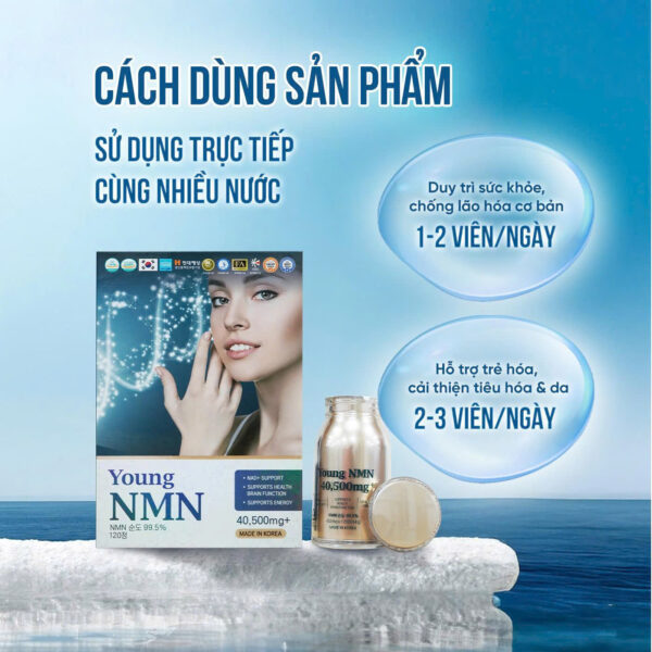 Viên uống Young NMN Premium 120 viên - Ảnh 6