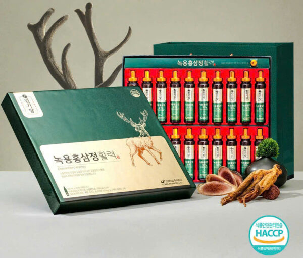 Nước Hồng Sâm Nhung Hươu Hàn Quốc KGS Hộp 20 Ống x 20ml