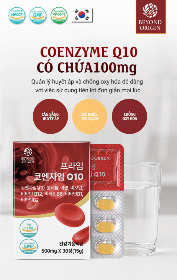 Viên Tim Mạch & Huyết Áp Prime Coenzyme Q10 - Ảnh 6