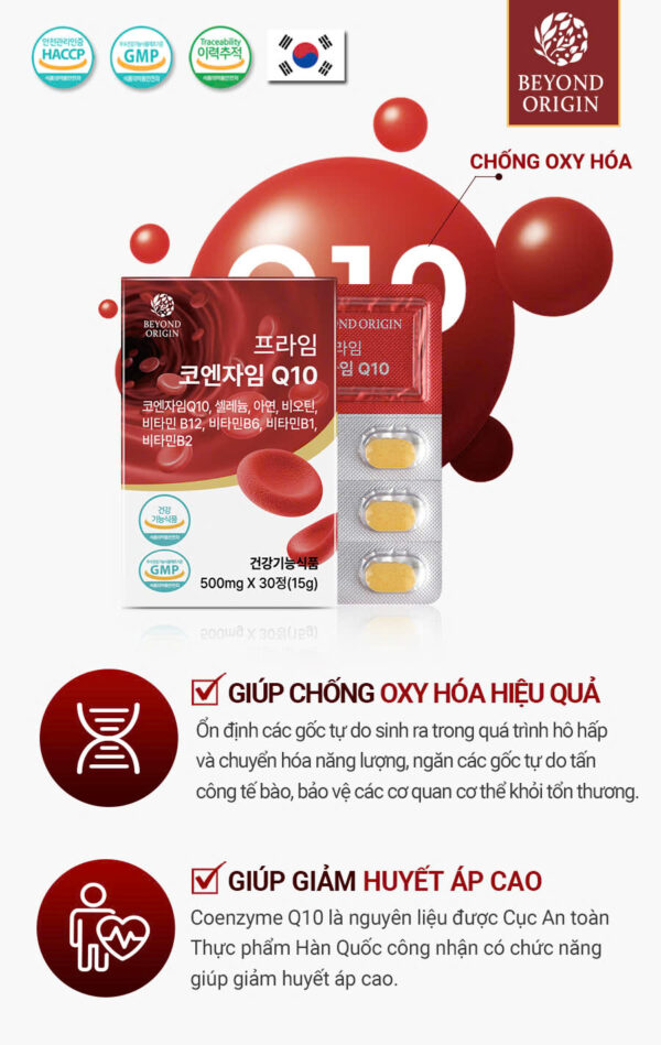 Viên Tim Mạch & Huyết Áp Prime Coenzyme Q10