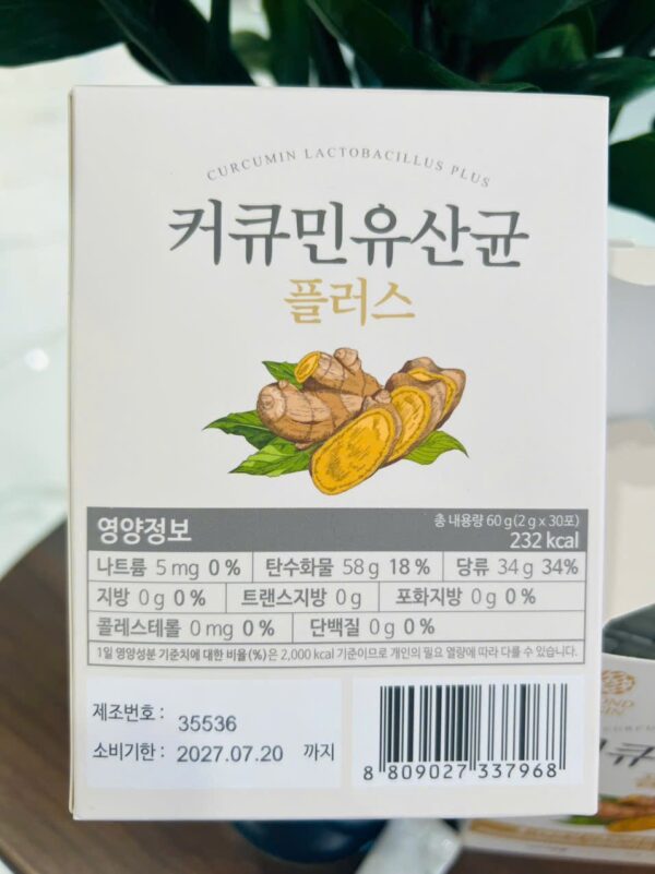 [Beyond Origin] Men Vi Sinh Tinh Chất Nghệ Hòa Tan Curcumin Plus - Ảnh 2