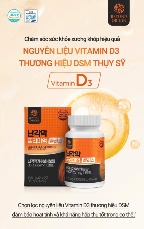 Viên Collagen Xương Khớp Beyond Origin – Màng Vỏ Trứng Cao Cấp - Ảnh 4