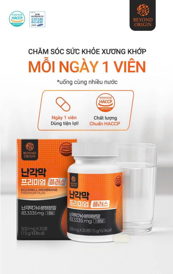 Viên Collagen Xương Khớp Beyond Origin – Màng Vỏ Trứng Cao Cấp - Ảnh 2