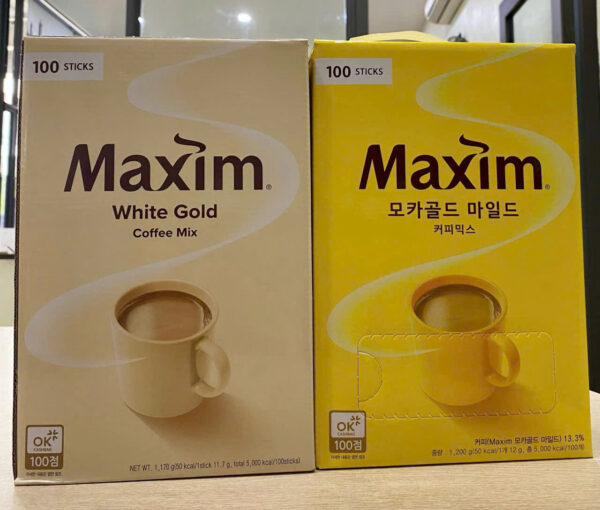 Caffe hòa tan Maxim Mocha Gold Mild của Hàn Quốc