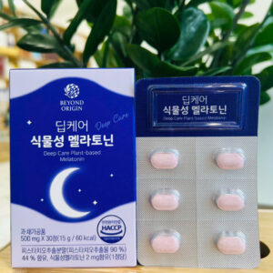 [Beyond Origin] Viên Hỗ Trợ Giấc Ngủ Tự Nhiên Melatonin DeepCare
